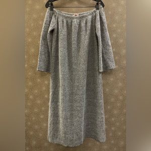 🔥🔥🔥NEW Ecru Lab Off The Shoulder Sweater Dress